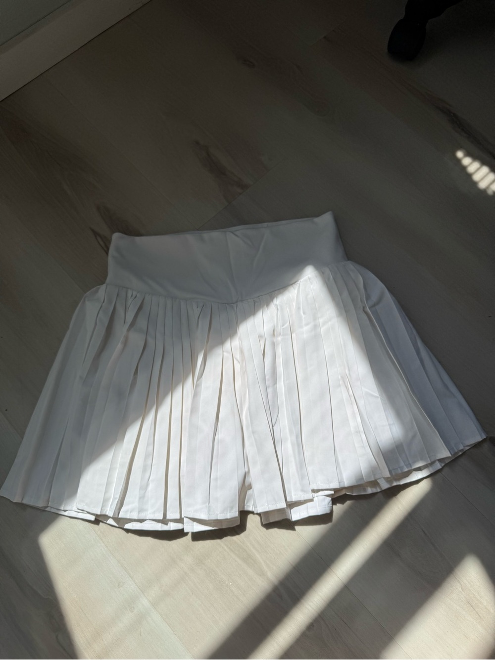 Target White Pleated Mini Skirt
